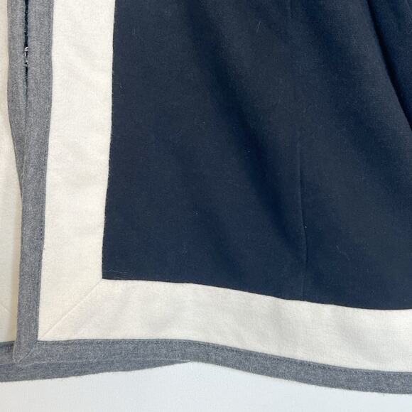 Talbots Lightweight Knit Suit Jacket Coat Black Cream Grey - Picture 4 of 11